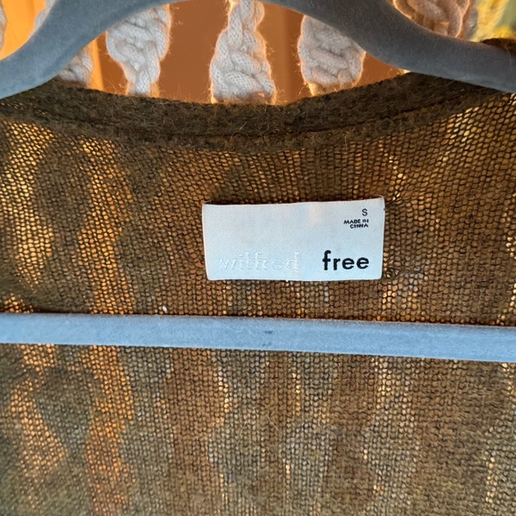 Wilfred Free Green Cardigan Size Small - Picture 6 of 7